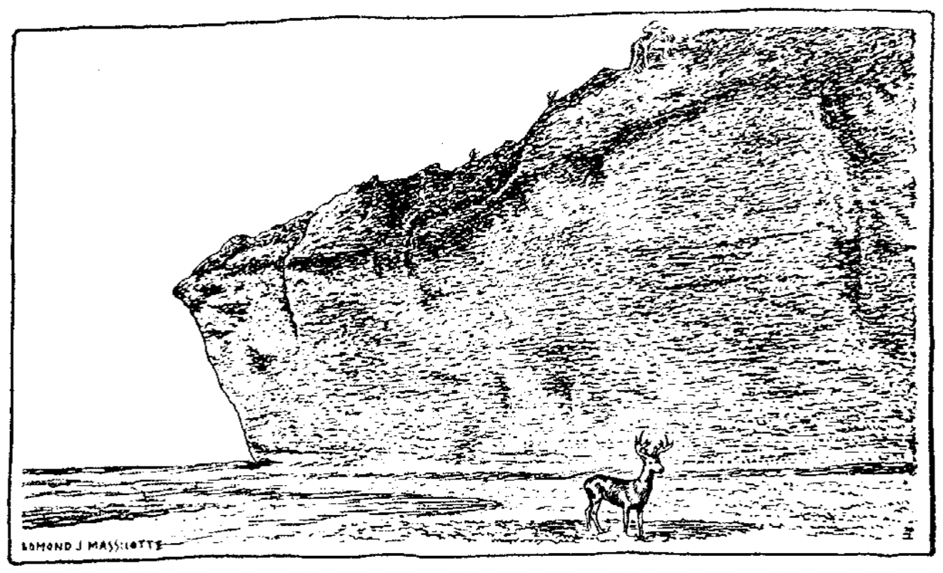 Photo de l'île d'Anticosti, Croquis laurentiens (1920), p. 142.